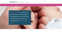 Desktop Screenshot of cambridge-ivf.org.uk